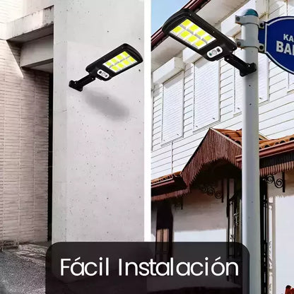 LÁMPARA SOLAR EXTERIOR – LUZ POTENTE, SIN CABLES NI FACTURAS