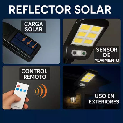 LÁMPARA SOLAR EXTERIOR – LUZ POTENTE, SIN CABLES NI FACTURAS